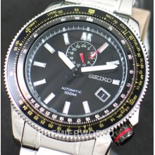 Seiko Superior Men Automatic / Hand Winding Slide Rule 100m Watch Ssa005j1 Japan