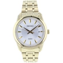 SGEG12P1 SGEG12 Seiko Quartz Gents Gold Plated Watch