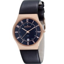 Skagen 233XXLRLB Denmark Classic Rose Gold Case Men's Watch