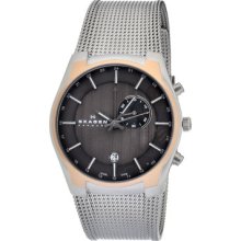 Skagen Mesh Men's Crystal Watch