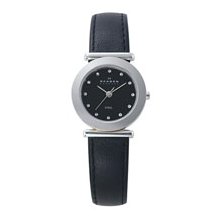 Skagen Round Black Glitz Women - 107SSLB