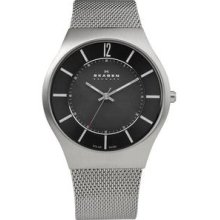 Skagen Solar Stainless Steel Mesh Mens Watch 833XLSSB1