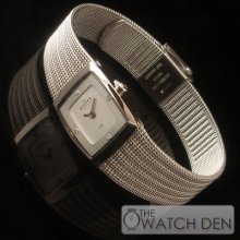 Skagen - White Dial Ladies Mesh Bracelet Watch- 380xss1