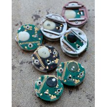 Small digital watch chips -- set of 7