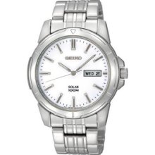 SNE091P1 SNE091 Seiko Solar Gents Silver Dial Watch