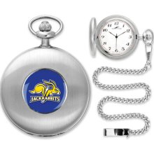 South Dakota State Jackrabbits Silver Pocket Watch