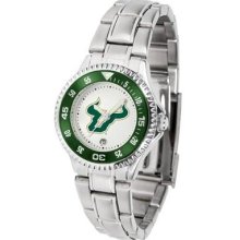 South Florida Bulls Ladies Stainless Steel Watch