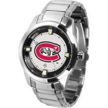 St. Cloud State Huskies NCAA Mens Titan Steel Watch ...