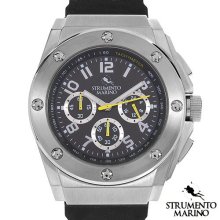 STRUMENTO MARINO SM055RSS/BK Chronograph Men's Watch