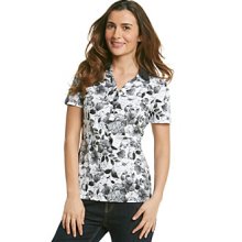 Studio Works Petites' Printed Polo Women's