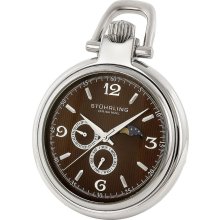 Stuhrling Original 142a.pk59 Gentlemens Pocket Day Date Watch