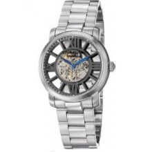 Stuhrling Original 280B.33111 Mens Stainless Steel Caseandamp;#44; Winchester Decorum Automatic Skeleton StainleStainless Steel Steel Watch