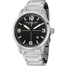 Stuhrling Original 449b 331171 Tuskegee Elite Stainless Steel Mens Watch