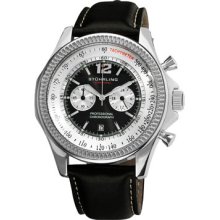 Stuhrling Original Watches Men's Targa 24 Quartz chronograph Silver d