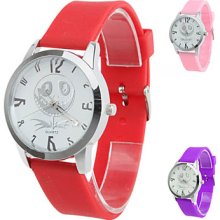 Style Unisex Silicone Analog Quartz Wrist Watch (Assorted Colors)