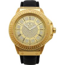 Super Techno Mens Diamond Watch (0.10 ct.tw.) -