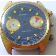 Sussex Vintage Case For Valjoux 23 Movement Chronograph For Parts