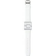 Swatch Yus124 Ladies Bright-act Silver Watch RrpÂ£95.5