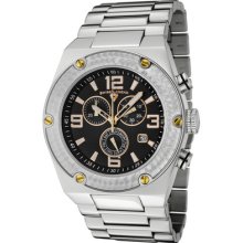 Swiss Legend 40025p-11-ga Men's Throttle Chronograph Stainless Steel Watch