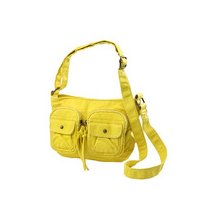 T-Shirt and Jeans Double Pocket Neon Cross Body Bag