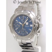 Tag Heuer Mens 2000 Exclusive Cn2112 Stainless Steel Automatic Chronograph