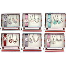 The Olivia Collection Girls Watch & Jewellery Kids Children's Birthday Gift Set