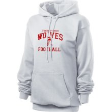 Three Forks School Wolves Unisex 7.8 oz Lightweight Hooded Sweatshirt