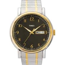 Timex 2-tone Stretch Band Watch - T2m485 (retails For $54.95)