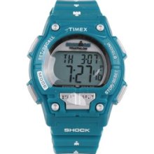 Timex Ironman T5k4749j Mens Unisex Gloss Teal Water Resistance Sport Watch