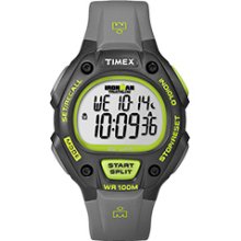 Timex Ironman Traditional 30 Lap Watch, Black/green