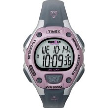 Timex Women's T5k020 Ironman Traditional 30-lap Pink/grey Watch