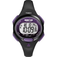 Timex Women's T5k523 Ironman 10-lap Black Strap Watch (new)