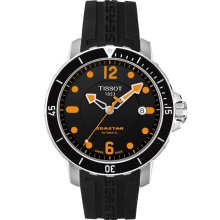 Tissot Seastar Men's Black Automatic Sport watch T0664071705701