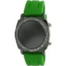 TKO ORLOGI Women's TK572-GR Crystalized Milano Digital Green Rubber