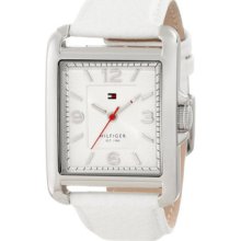 Tommy Hilfiger 1781197 Women's Stainless Steel Case White Calfskin Watch 1781197