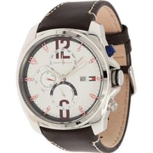 Tommy Hilfiger Brown Leather Mens Watch