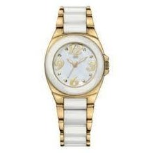 Tommy Hilfiger Gold-tone Ceramic Ladies Watch 1781020