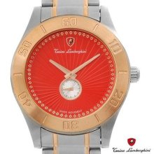 Tonino Lamborghini En045.504 Swiss Movement Men's Watch Two Tone/two Tone