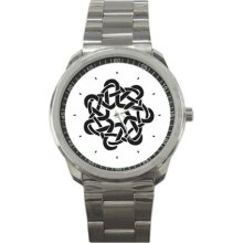 Tribal Art Sport Metal Watch Iw07 - Metal - Gray - tribal