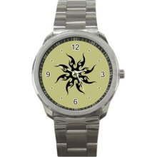 Tribal Sun Sport Metal Watch Iw38 - Stainless Steel - Gray - tribal