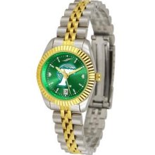 Tulane University Green Wave Ladies Gold Dress Watch