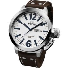 TW Steel CEO Mens Quartz Brown Leather Strap CE1005 Watch