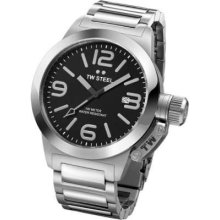 TW Steel Unisex Canteen Silver Stainless Steel Bracelet TW0300 Watch