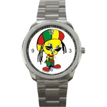 Tweety Sport Metal Watch IwB456 - Stainless Steel - Gray - cartoon