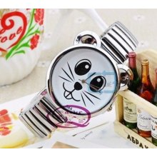 Unisex Fashion Style Cute Little Mouse Retro Creative Wrist Watch