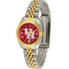 University of Houston Ladies Gold Dress Watch