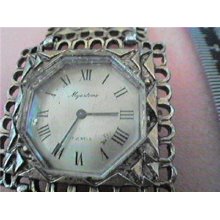 Unusual Case Band Majestime Ladies 17j Watch Runs