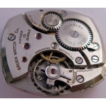 Used Gruen Very Thin 406 Watch 15 Jewels Movement For Part ...