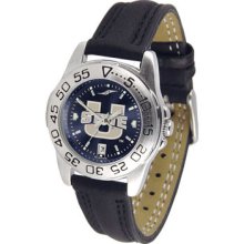 Utah State Aggies Sport AnoChrome Ladies Watch with Leather Band