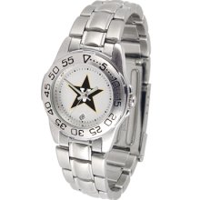 Vanderbilt Commodores Sport Steel Band-Ladies Watch